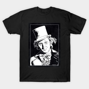 WILLY WONKA (Black and White) T-Shirt